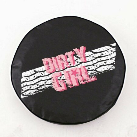 21-1/2"" x 8"" Dirty Girl (Tread) Tire Cover -  HOLLAND BAR STOOL CO, TCODGTredBK